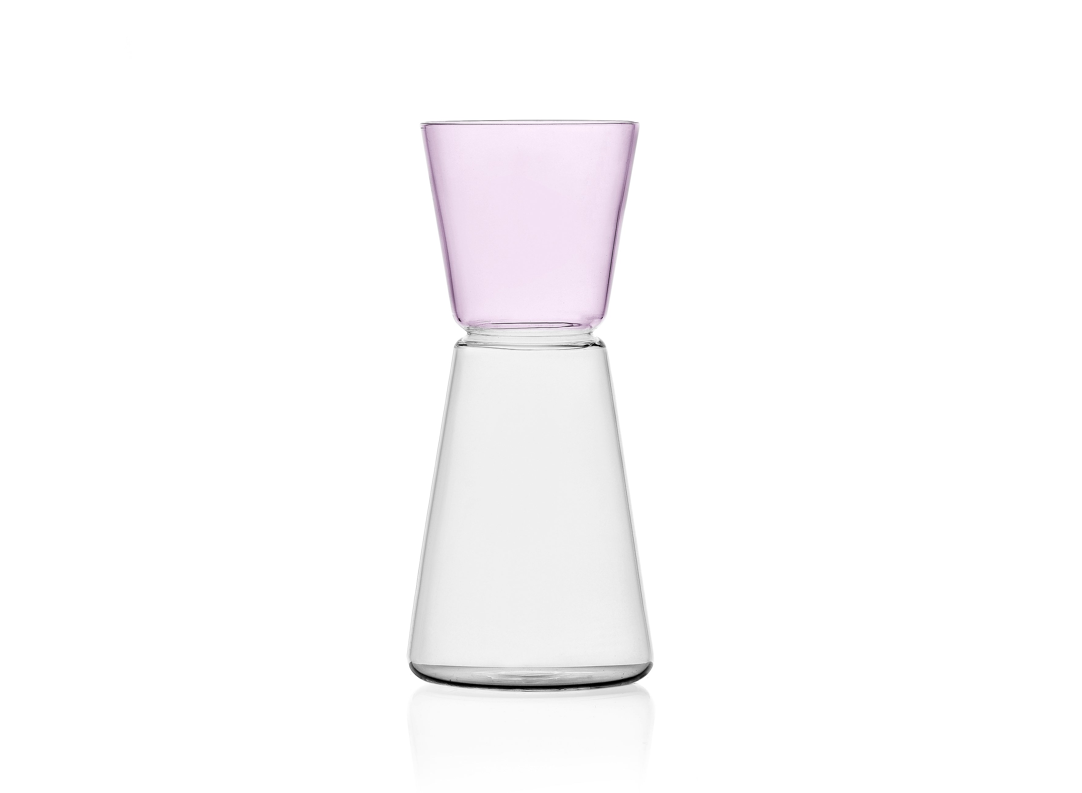 HIGH RISE pitcher clear/pink 500 ml