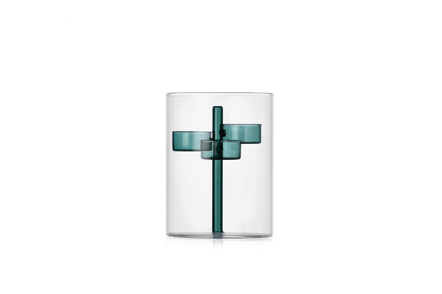 IRIS- Tealight 3 Cand. Petrol