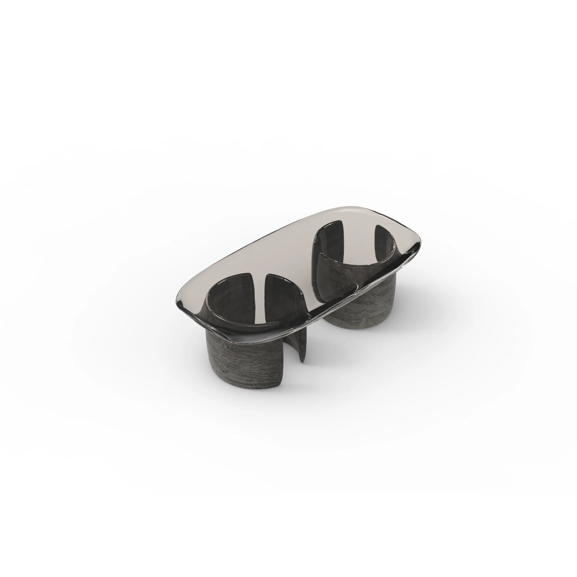 Luna Coffee Table – A Fusion of Sculptural Form & Modern Elegance