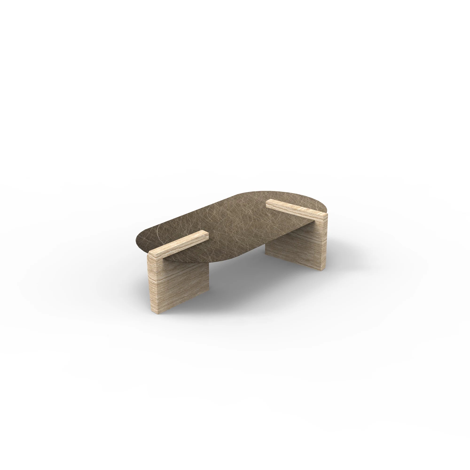 Plinth Coffee Table – A Sculptural Statement in Stone